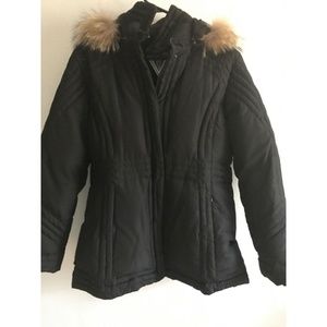 Marvin Richards Women's Quilted Jacket Hood Size L